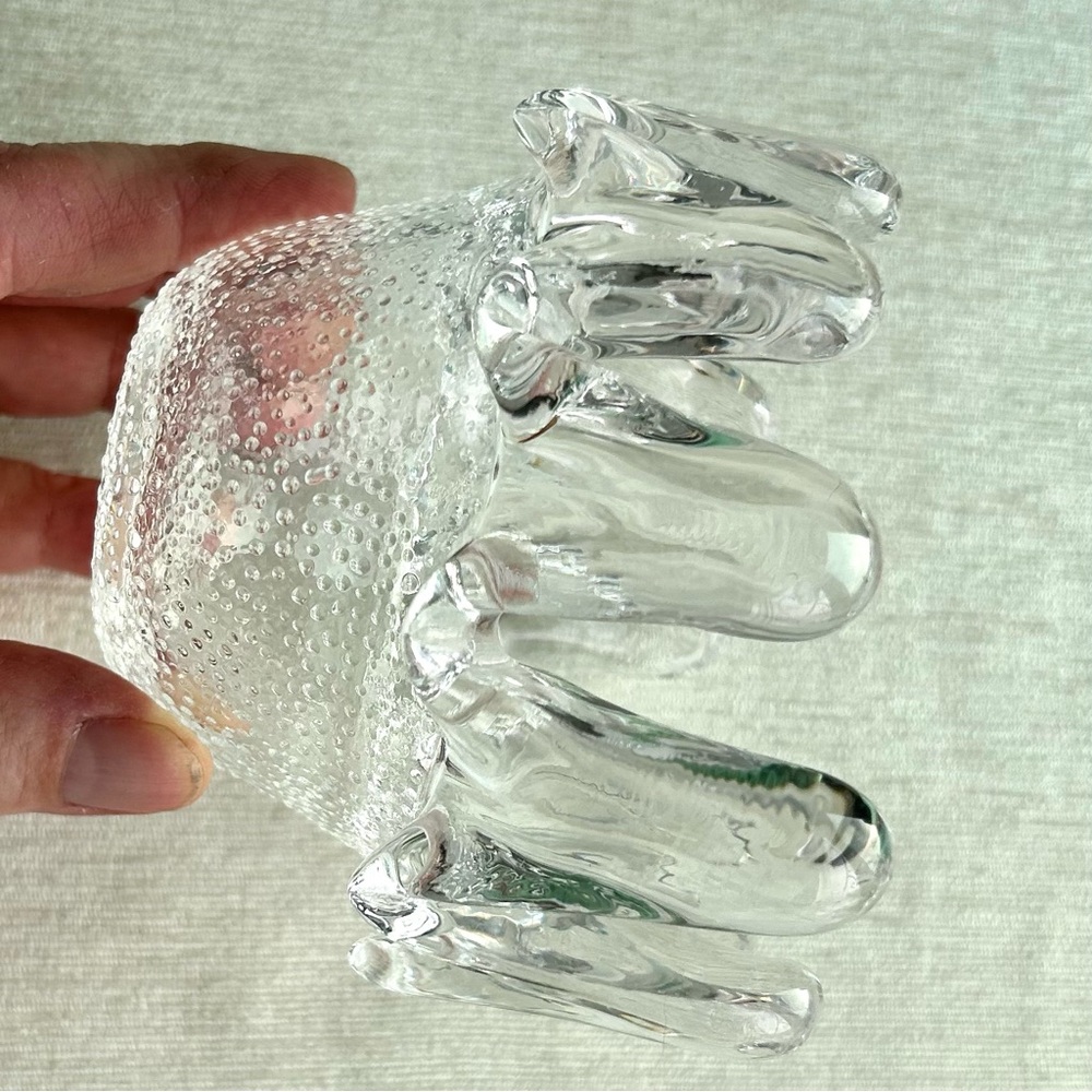 KOSTA BODA sunflower handblown candle holder by Göran Wärfe 1974 - Picture 5 of 7